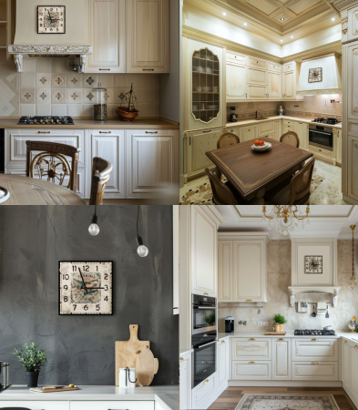 Настенные часы 27 см (Рыба) КВАДРАТ 07