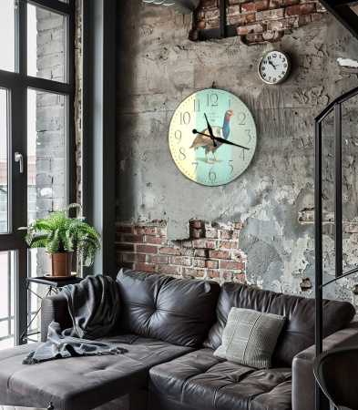 Настенные часы 50см (Индюк) КРУГ 10