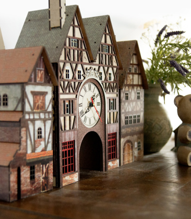 Конструктор Домик Городок Андерсена №6 с часами 07