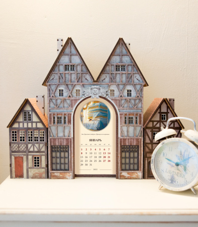 Конструктор Домик Городок Андерсена №8 с цветным календарем 08