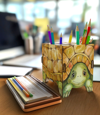 Карандашница (органайзер) Черепаха 06
