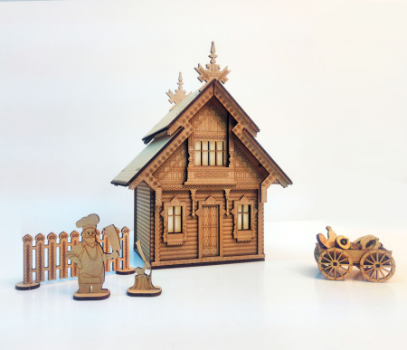 Домик деревянный 