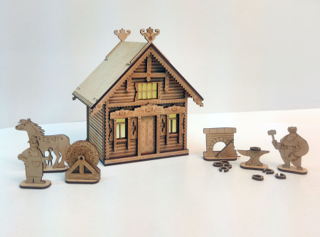 Домик деревянный 