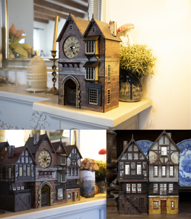 Конструктор Домик Городок Шекспира №2 с часами 08